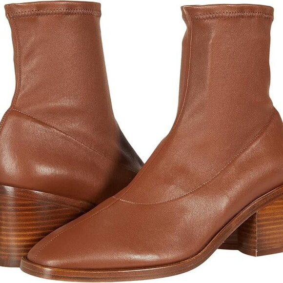 Clergerie Tessie Wood Stretch Lambskin EU 37.5 (US Women's 7) M SAVE $120.00 - Picture 1 of 8